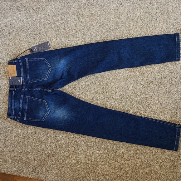 ZLZ Denim Ripped Distressed Jeans for Men Slim Fit 28W - Picture 2 of 7